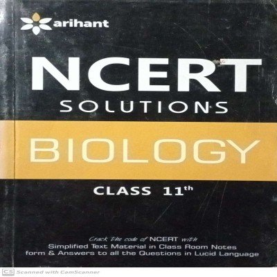 NCERT Solutions - Biology for Class 11th F092