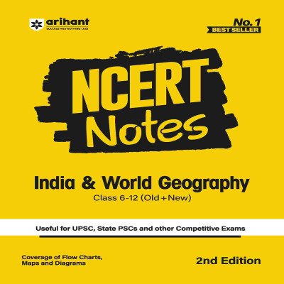 Arihant NCERT notes India & World Geography Class 6-12