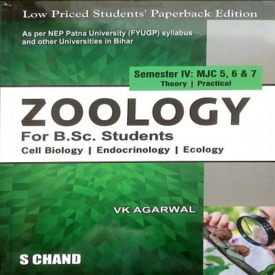 Zoology For B.Sc. Students Semester-4 MJC-5,6 & 7