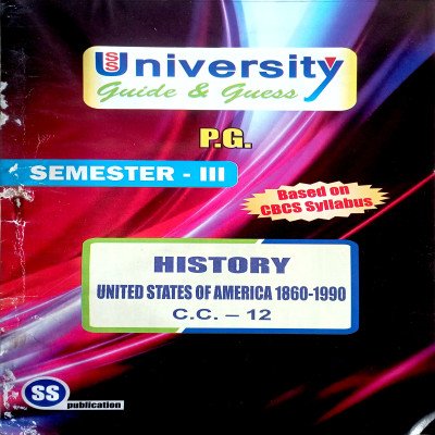 PG 3rd Semester History CC 12