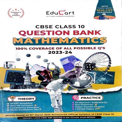 Educart CBSE Question Bank Class 10 Mathematics