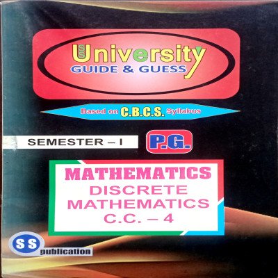PG 1st Semester math CC 4