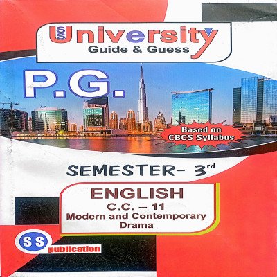 PG 3rd Semester English CC 11