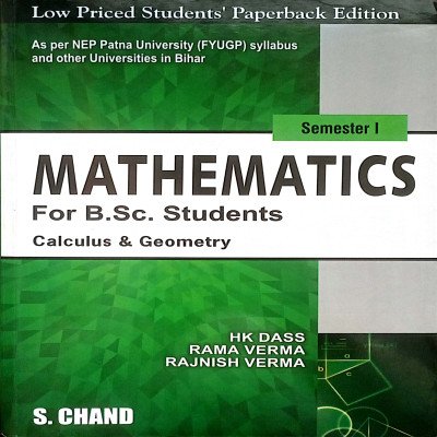 Mathematics For B.Sc. Students Semester-1