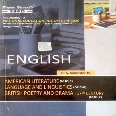 SBPD English B.A. Semester-4 MJC-5,6,7 American Literature