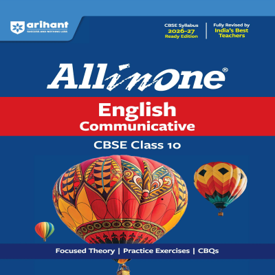 Arihant All in One English Communicative – CBSE Class 10 (2026–27) NCERT Based Complete Theory, Practice Exercises, CBQs, A-R, Sample Papers & Mind Maps