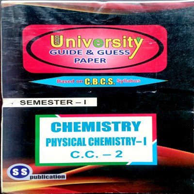 PG 1st Semester Chemistry CC 2