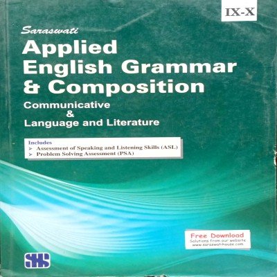 Saraswati Applied English Grammar & Composition Class 9-10