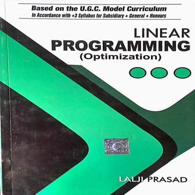 Linear Programming Lalji Prasad (optimization)