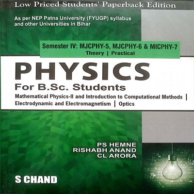 Physics For B.Sc. Students Semester-4 MJC-5, 6 & MIC-7