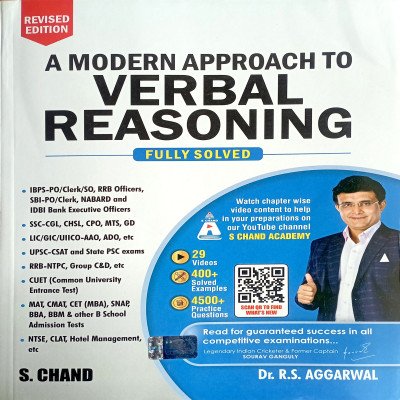 R.S Aggarwal Verbal Reasoning In English