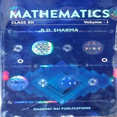 Rd Sharma 12th Math Vol-1 & 2 with mcq