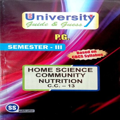 PG 3rd Semester Home science CC 13