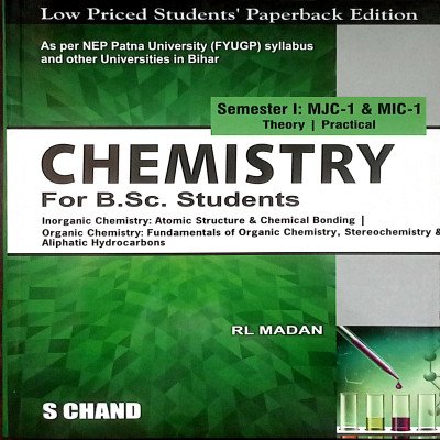 Chemistry For B.Sc. Students Semester-1 MJC-1 & MIC-1