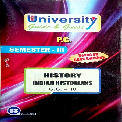 PG 3rd Semester History CC 10