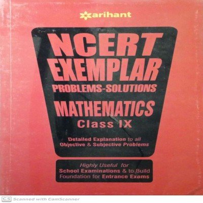 Arihant NCERT Exemplar Mathematics Class 9th F249