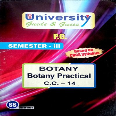 PG 3rd Semester Botany CC 14