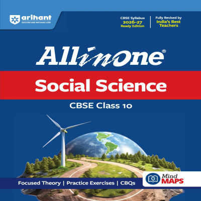 All in One Social Science Class 10 for CBSE Exam 2026-27 | NCERT Based Complete Theory, Practice Exercises, CBQs, A-R, Sample Papers & Mind Maps